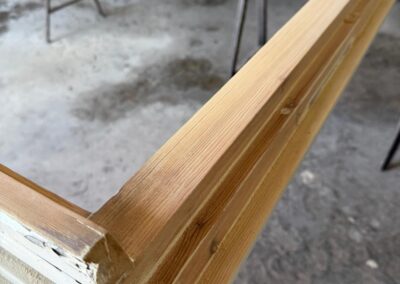 restauro ripristino verniciatura serramenti in legno 12