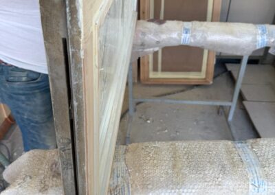 restauro ripristino verniciatura serramenti in legno 2