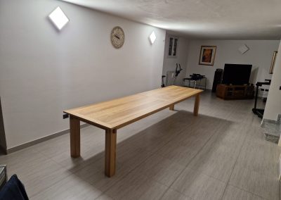 Tavolo in legno su misura