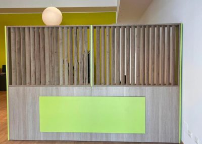 Mobili ufficio su misura in legno 1